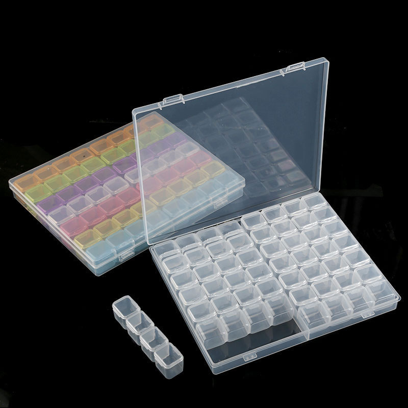 Transparent Nails Art Organize - Jewelry Making Organizer Box ulasan dan harga