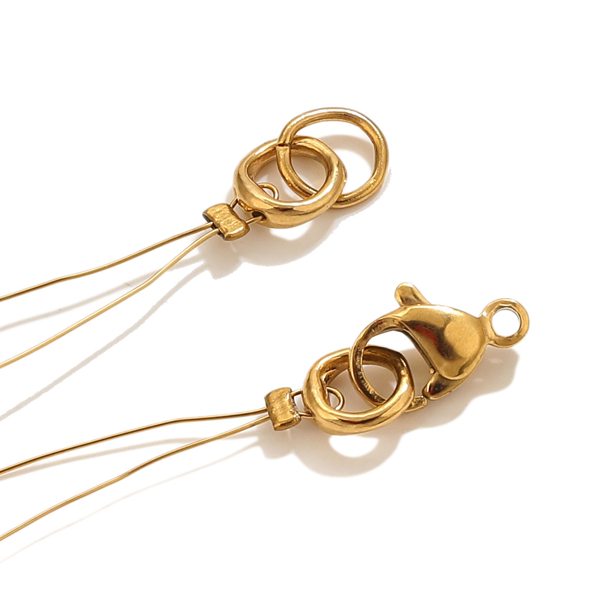 20pcs Stainless Steel Clasps E - Jewelry Making Parts ulasan dan harga
