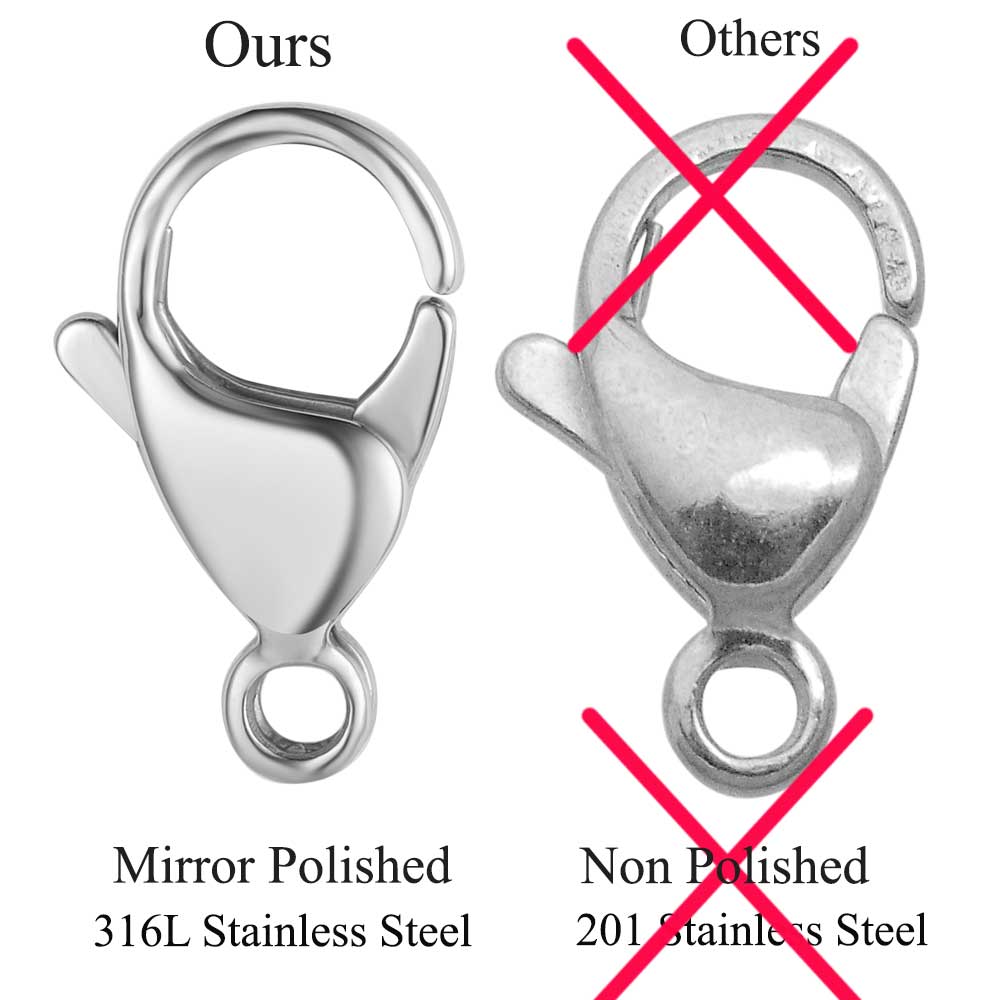 20/30/40 316L Stainless Steel  - Jewelry Making Findings ulasan dan harga
