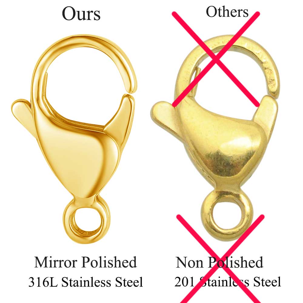 20/30/40 316L Stainless Steel  - Jewelry Making Findings ulasan dan harga