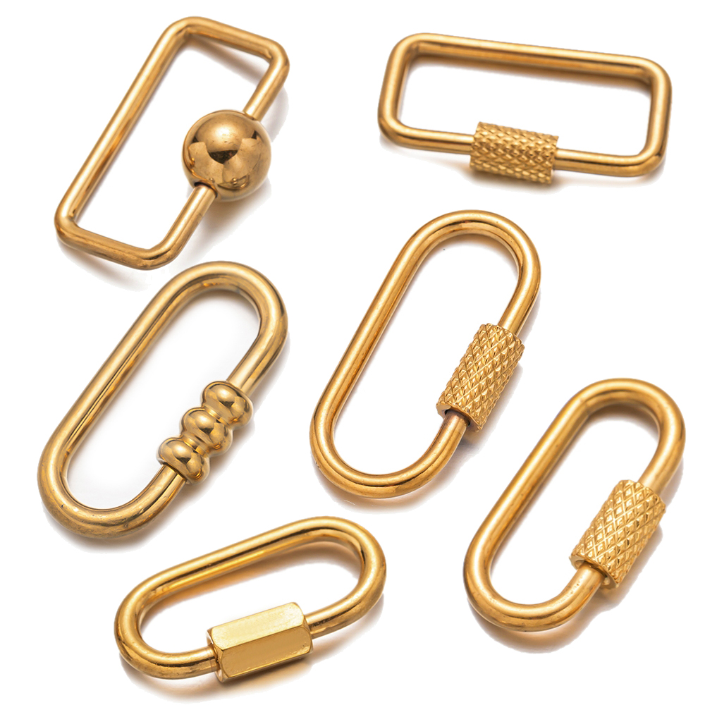 5pcs Stainless Steel Small Ova - Jewelry Making Charms ulasan dan harga