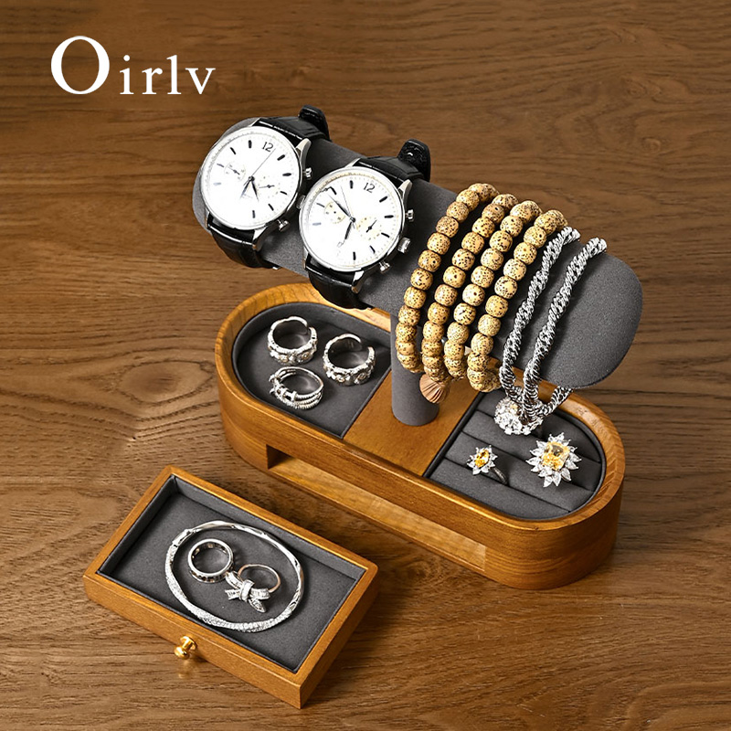 Oirlv Solid Wood Watch Organiz - Jewelry Making Organizer Box ulasan dan harga