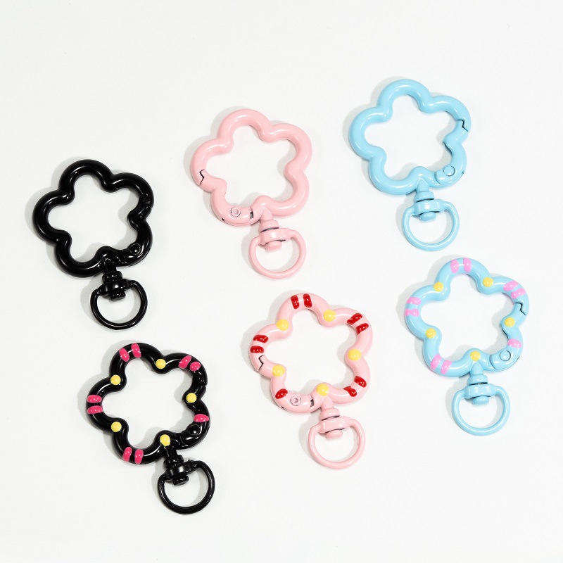 5pcs Flower Metal Lobster Claw - Jewelry Making Hoops ulasan dan harga