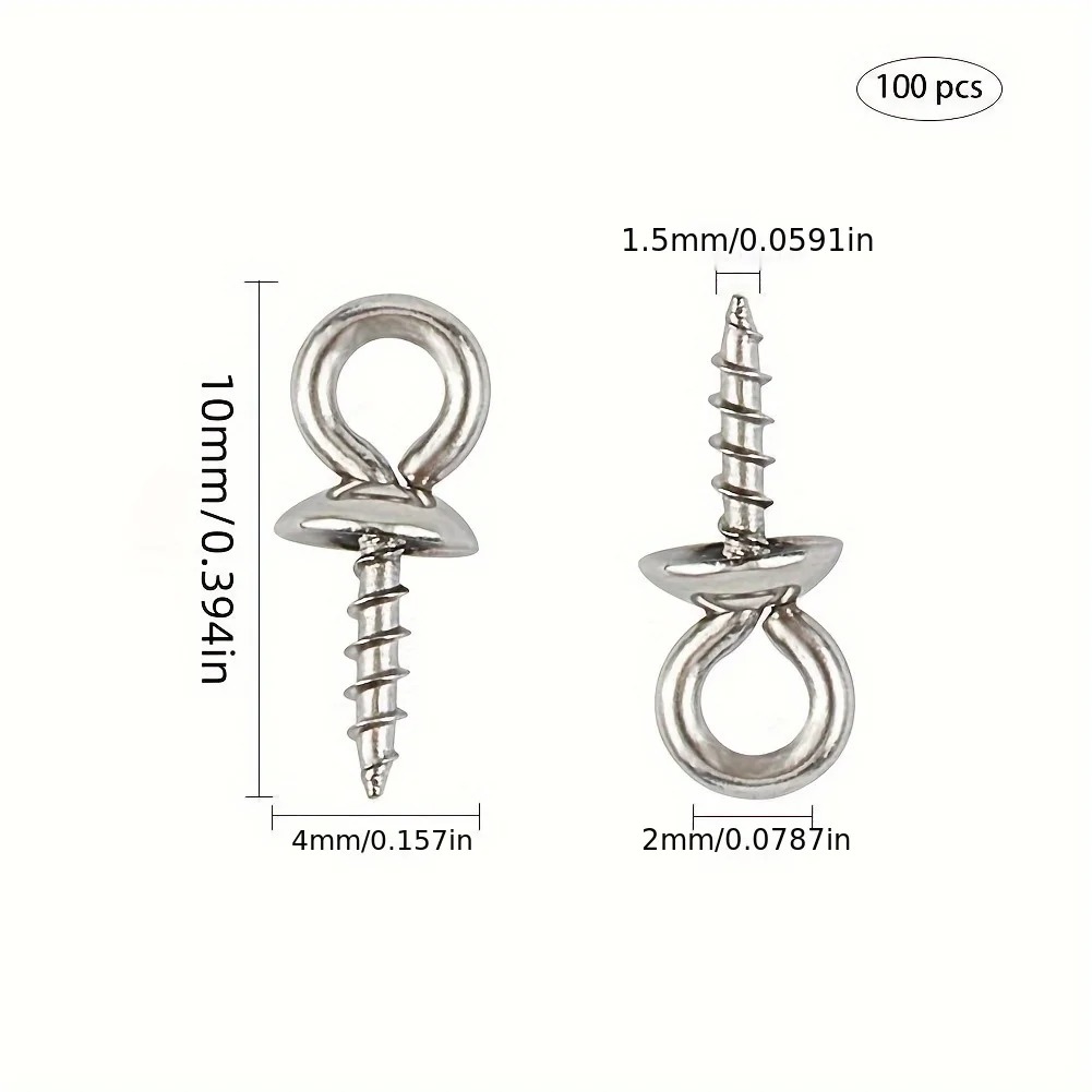 100pcs 10x4mm Stainless Steel  - Jewelry Making Charms ulasan dan harga