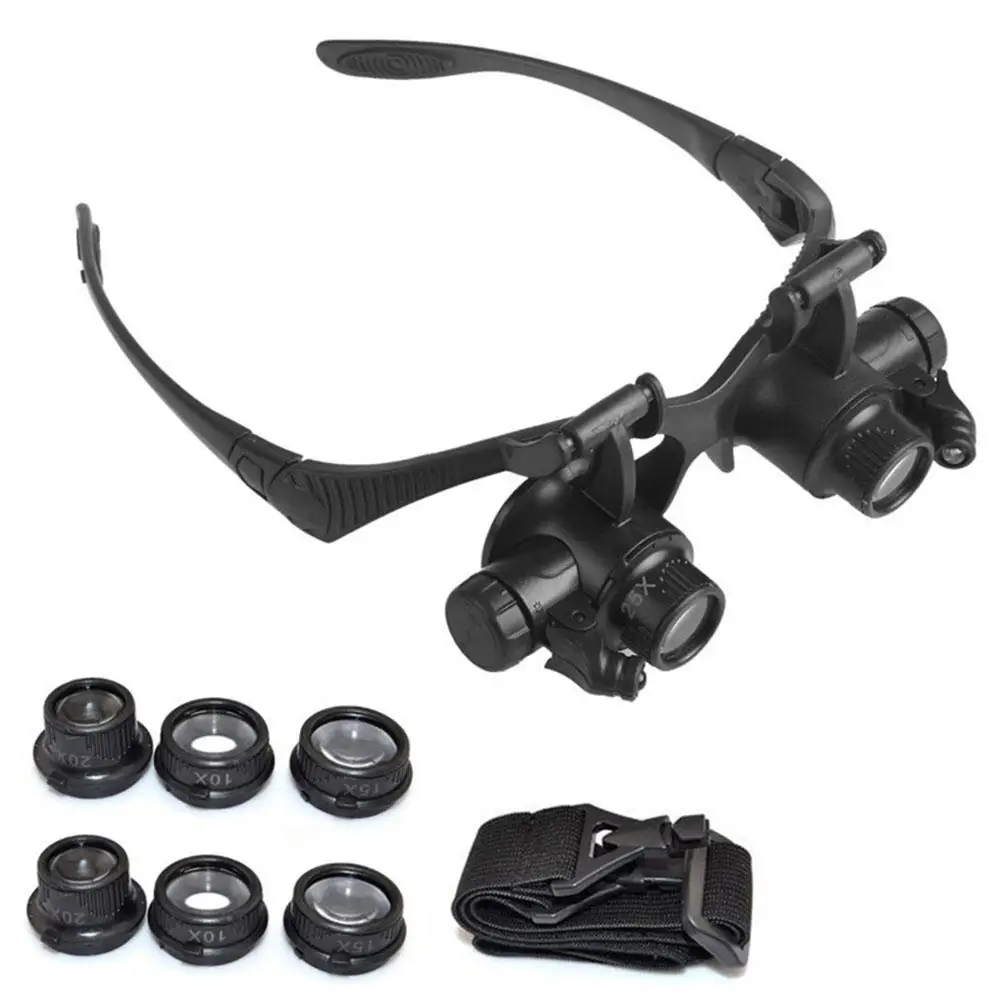 New Headband LED Light Glasses - Jewelry Making Glasses ulasan dan harga