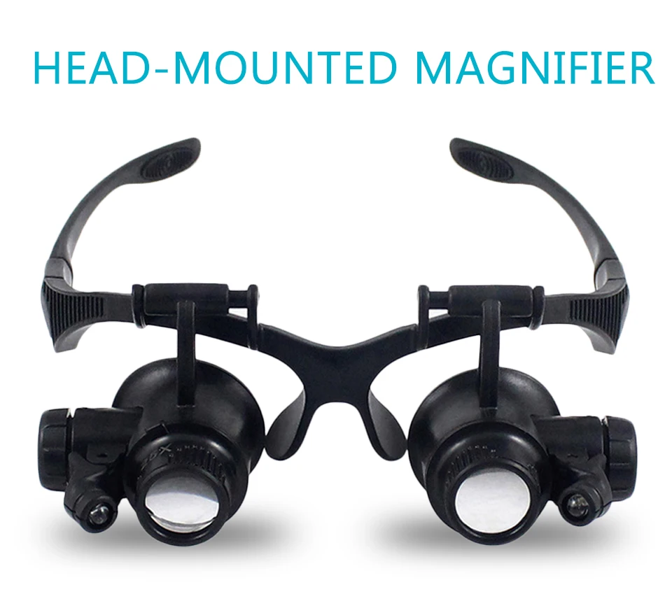 New Headband LED Light Glasses - Jewelry Making Glasses ulasan dan harga