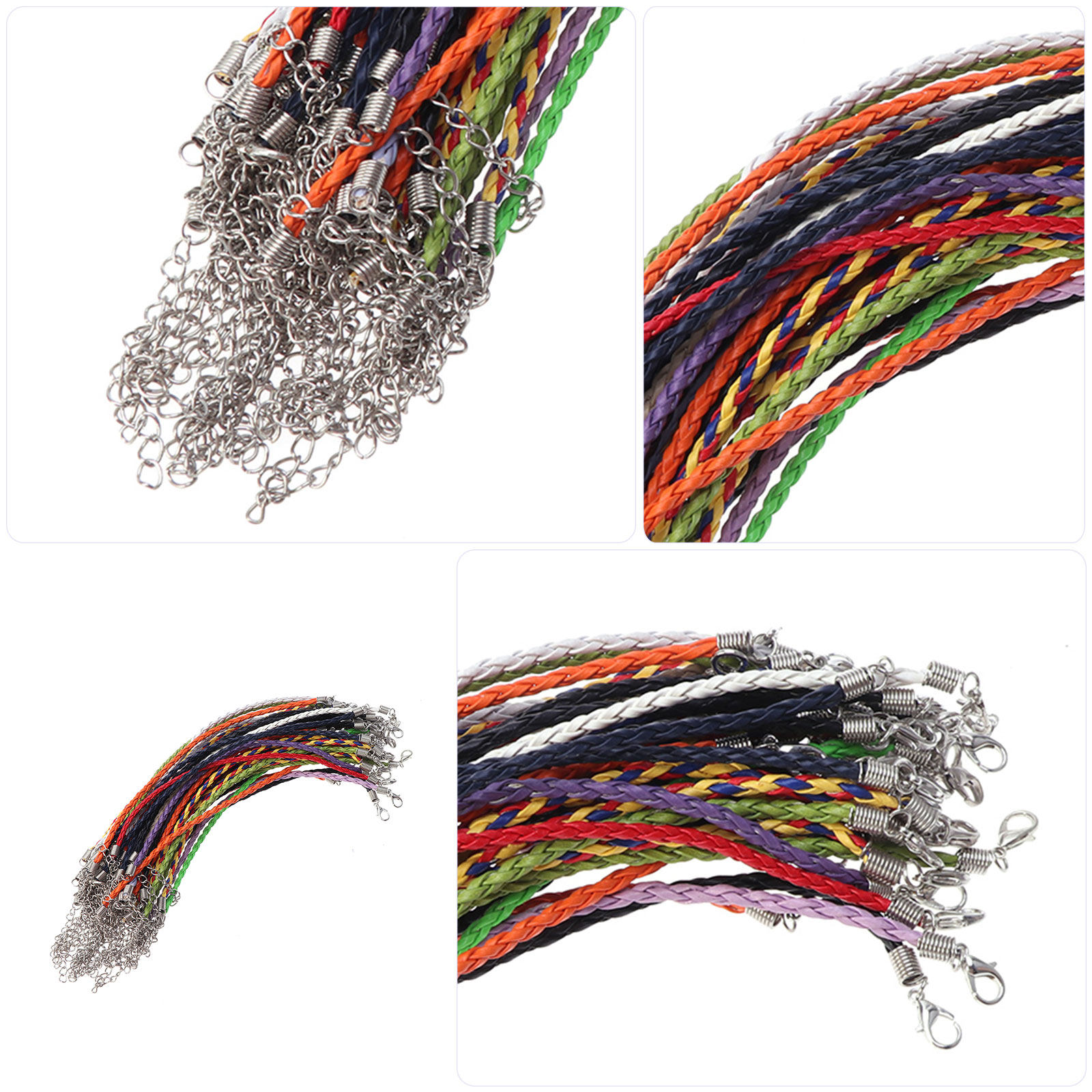 30Pcs Adjustable Braided Cord  - Jewelry Making Charms ulasan dan harga