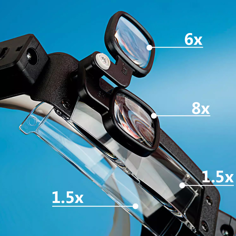 New Headband Magnifier LED Lig - Jewelry Making Glasses ulasan dan harga