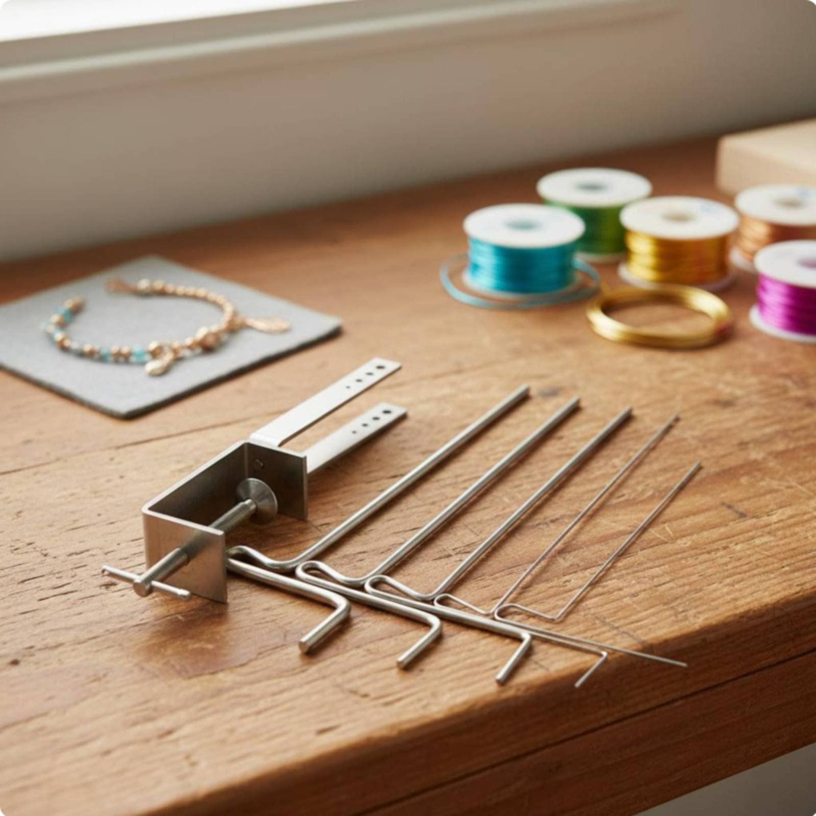 Stepped Wire Looping Rod Sturd - Jewelry Making Hoops ulasan dan harga