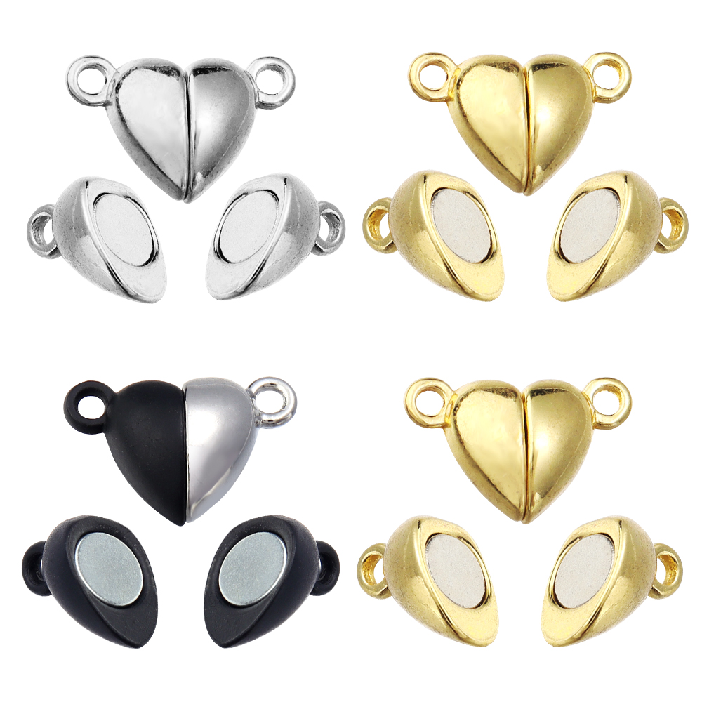 5pcs/Lot Alloy Love Heart Shap - Jewelry Making Parts ulasan dan harga