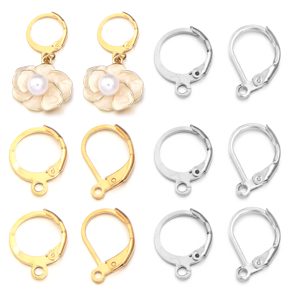 20pcs/lot Stainless Steel Ear  - Jewelry Making Findings ulasan dan harga