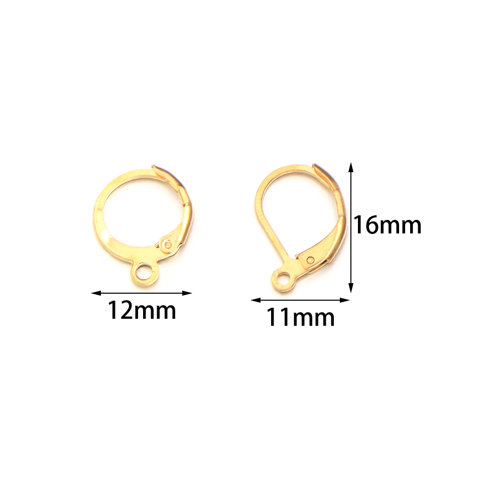 20pcs/lot Stainless Steel Ear  - Jewelry Making Findings ulasan dan harga