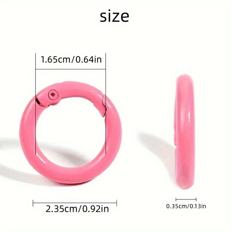 10PCS 23.5mm Metal Spring O Ri - Jewelry Making Hoops ulasan dan harga