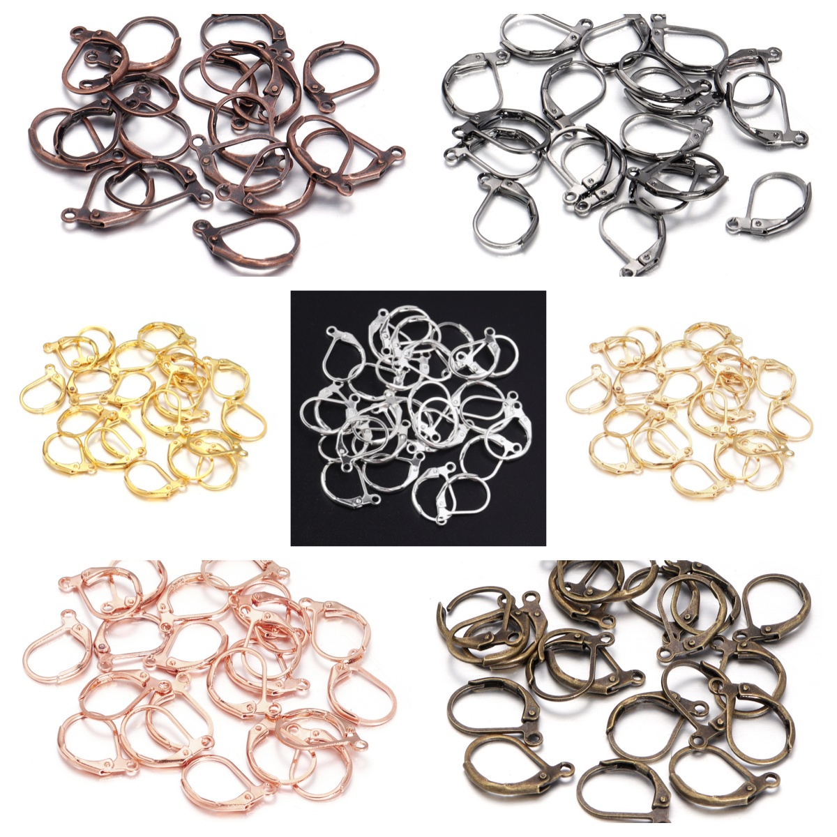 50pcs/lot Hypoallergenic Earri - Jewelry Making Findings ulasan dan harga