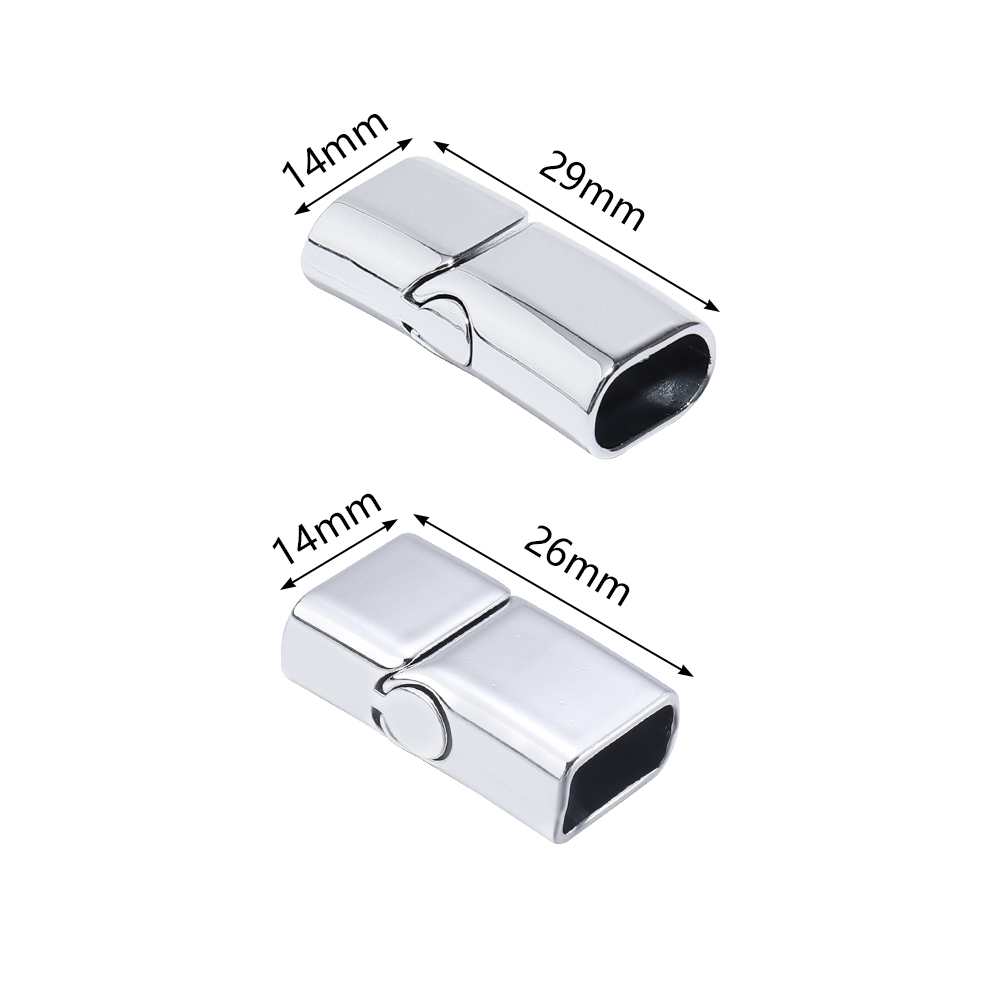 5Pcs Alloy Magnetic Clasps Rou - Jewelry Making Parts ulasan dan harga
