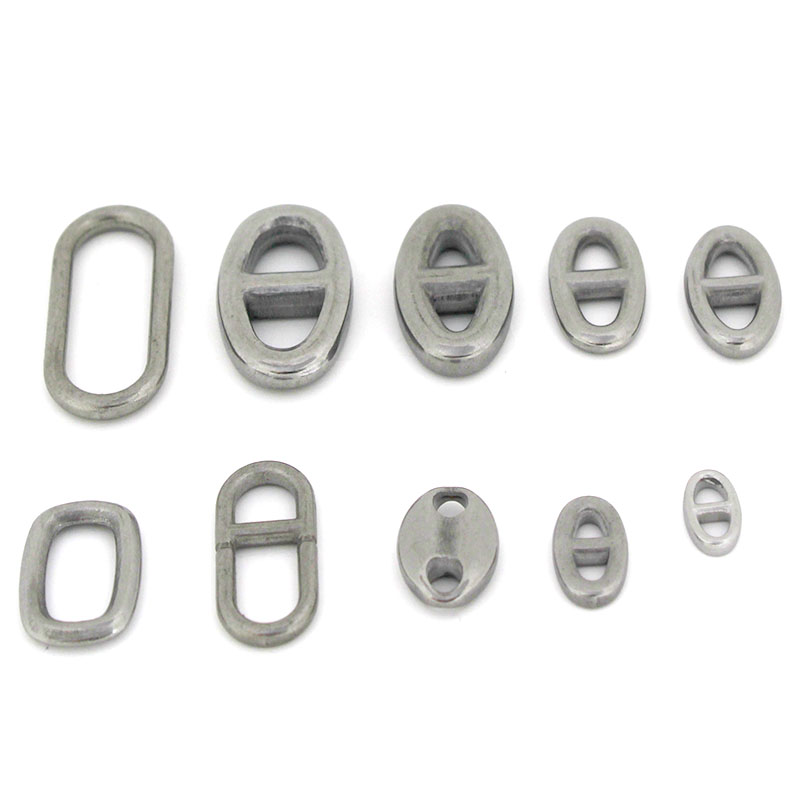 10Pcs Stainless Steel Double H - Jewelry Making Findings ulasan dan harga
