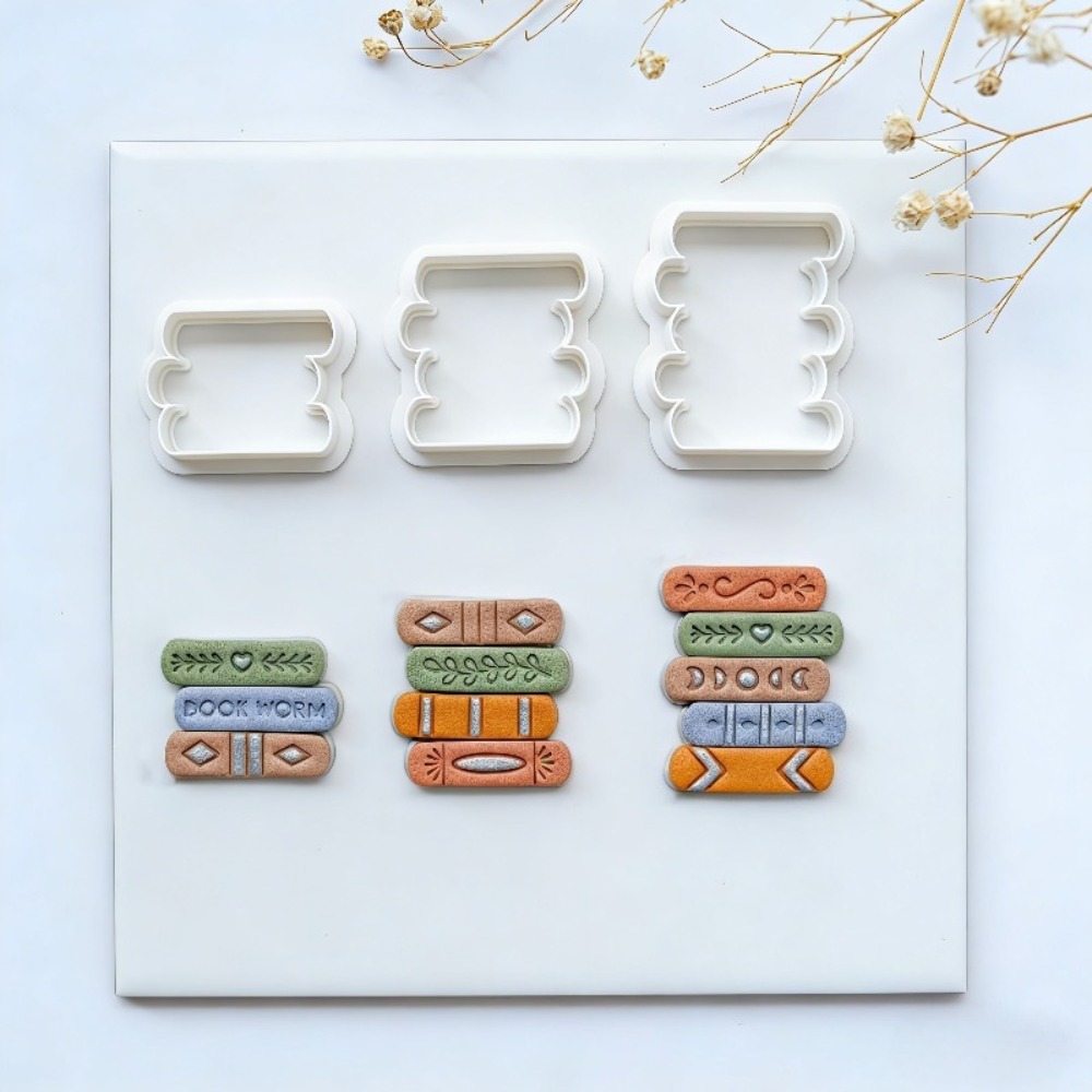 7pcs/set Book Stack Themed Pol - Jewelry Making Journal ulasan dan harga