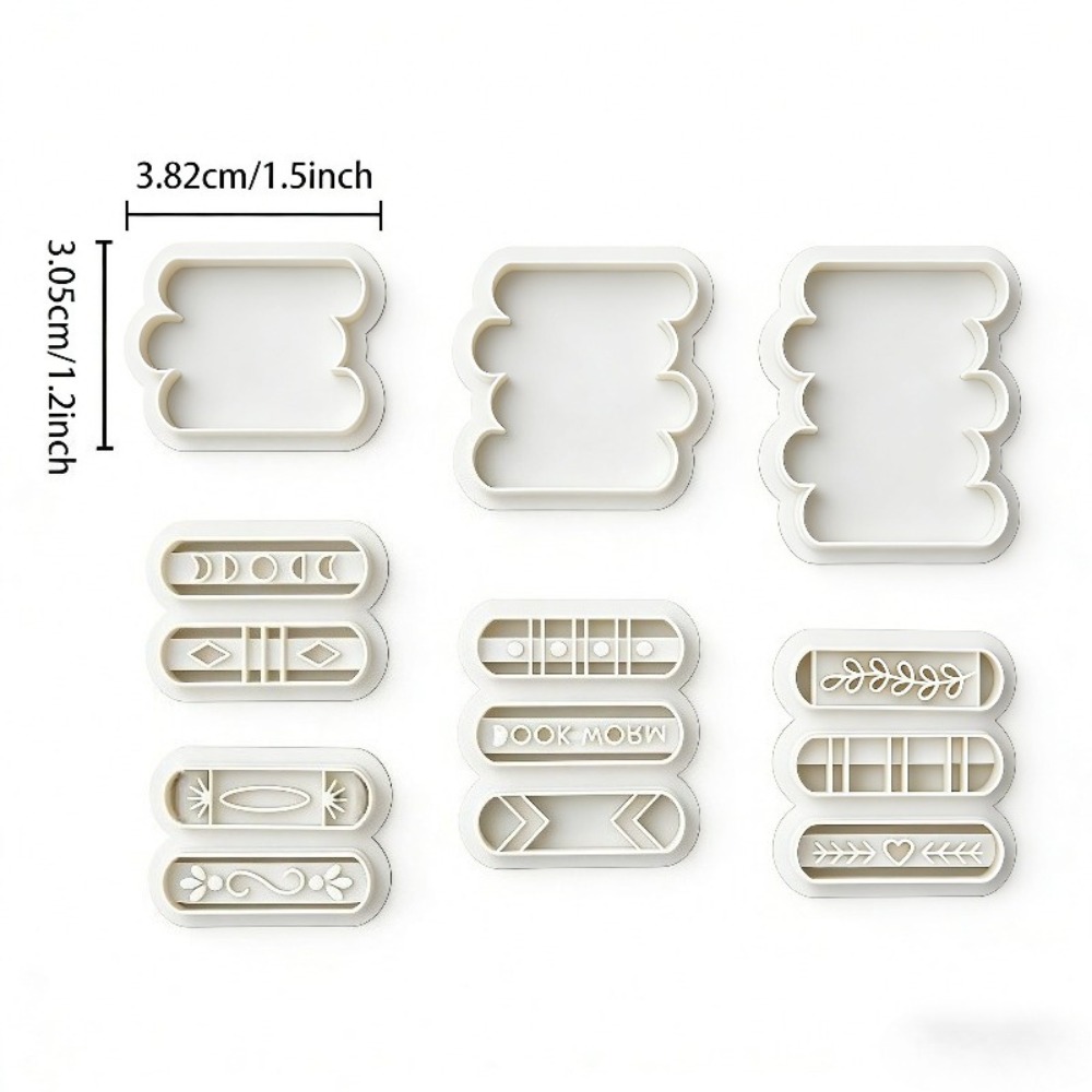 7pcs/set Book Stack Themed Pol - Jewelry Making Journal ulasan dan harga
