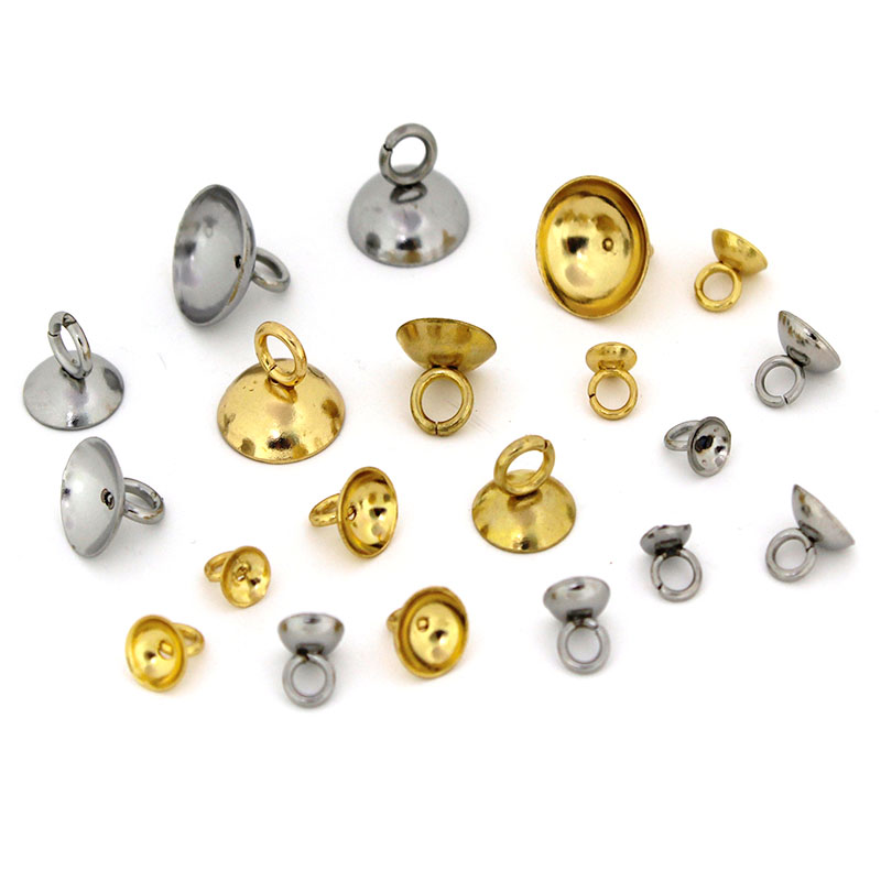 20Pcs 4/5/6/8/10mm Stainless S - Jewelry Making Charms ulasan dan harga