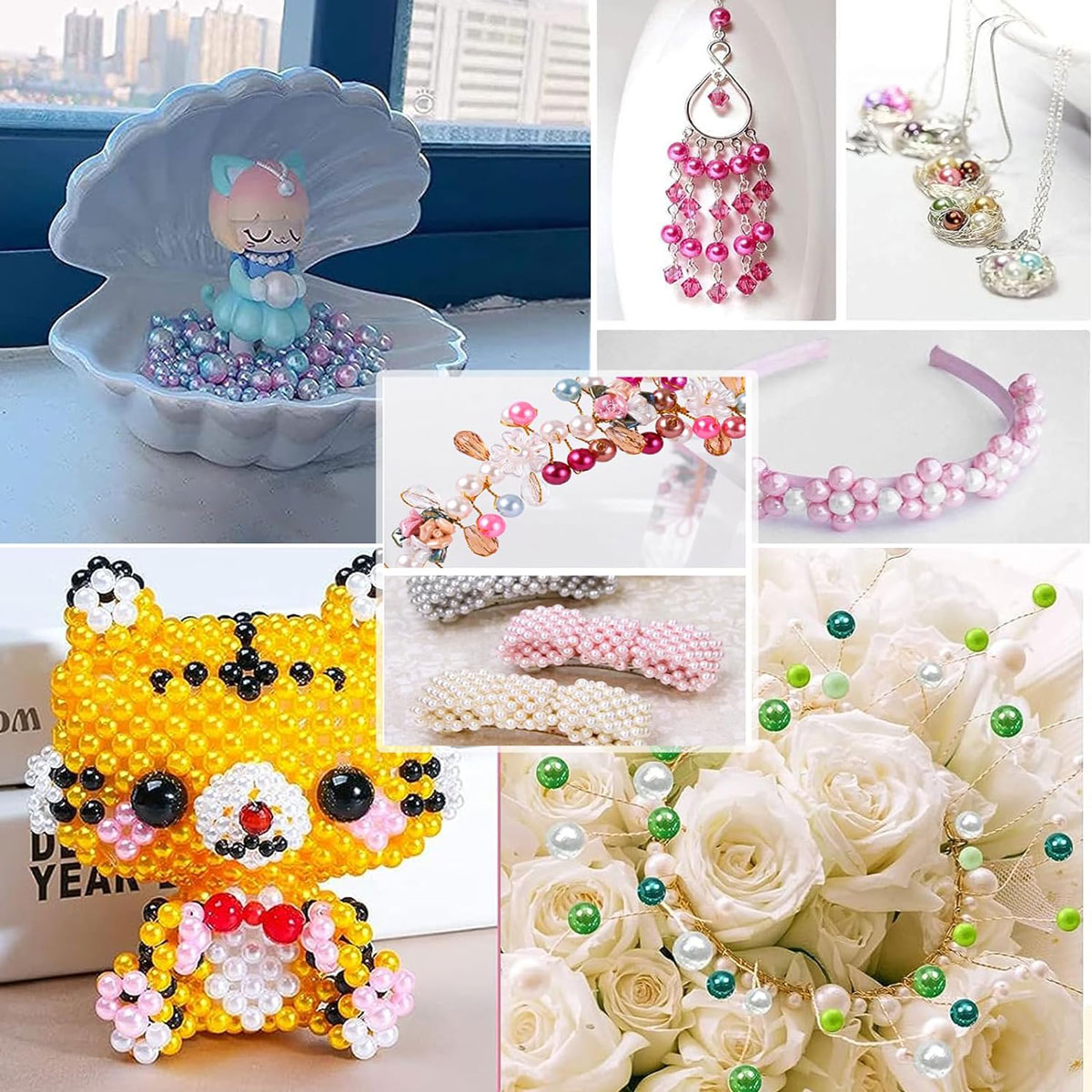 2400PCS 48 Compartments Pearl  - Jewelry Making Organizer Box ulasan dan harga