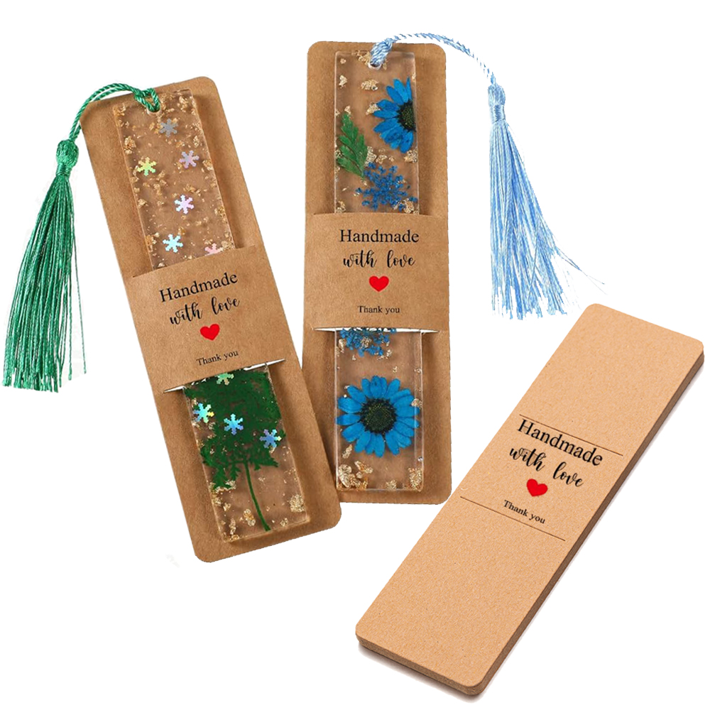 10/30/50pcs 4.5x15cm Kraft Res - Jewelry Making Journal ulasan dan harga